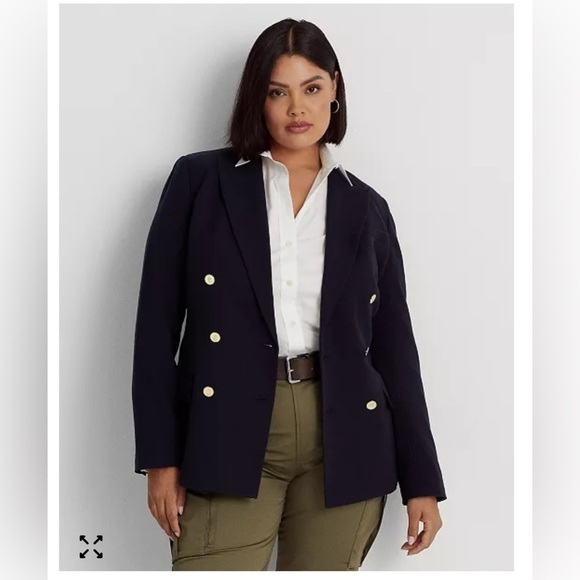 Lauren Ralph Lauren Jackets & Blazers - Ralph Lauren old money linen luxury double breasted preppy blazer academia 14W